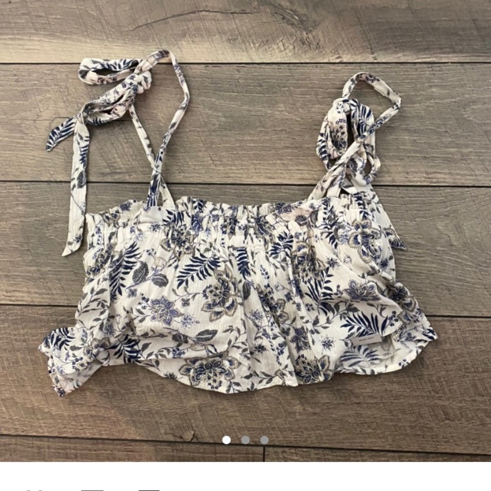 american eagle cropped tank top NWT